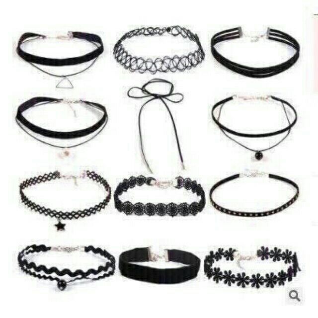 Bộ 12 vòng choker,vòng tato