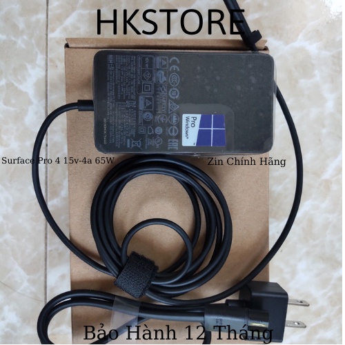 [Sạc Zin] Sạc Surface Pro 4 5 6 7 15V-4A 65W Microsoft Hub ProPlus Studio Laptop Go Book | BigBuy360 - bigbuy360.vn