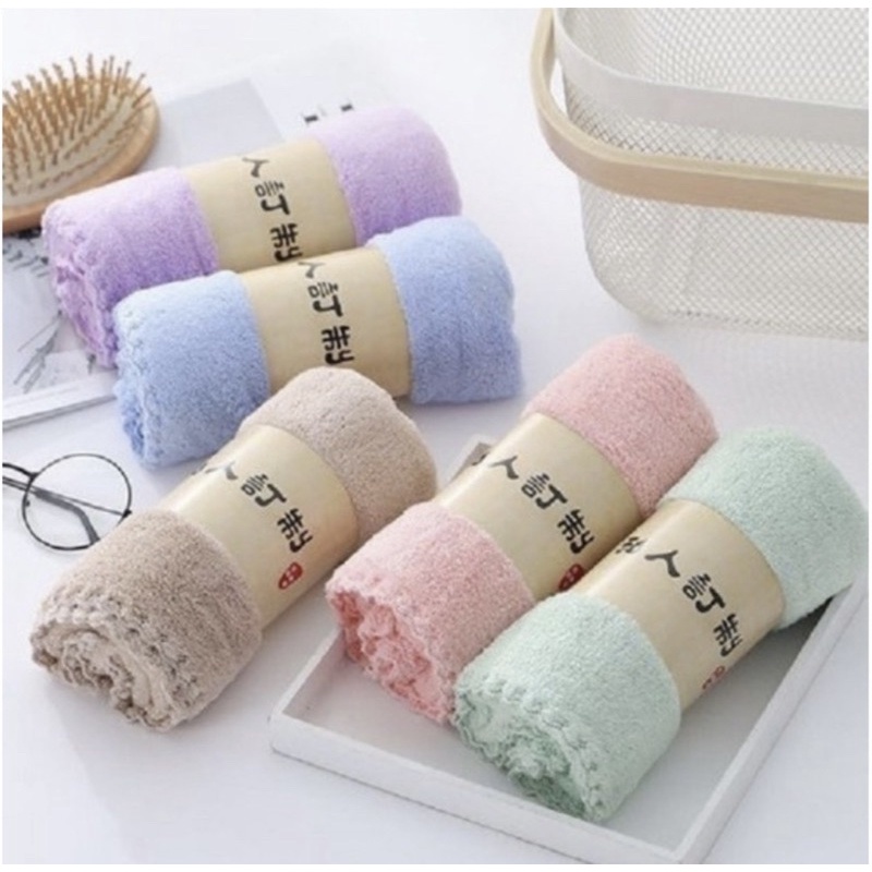 Combo 2 khăn mặt hàn quốc siêu thấm nước xịn xò