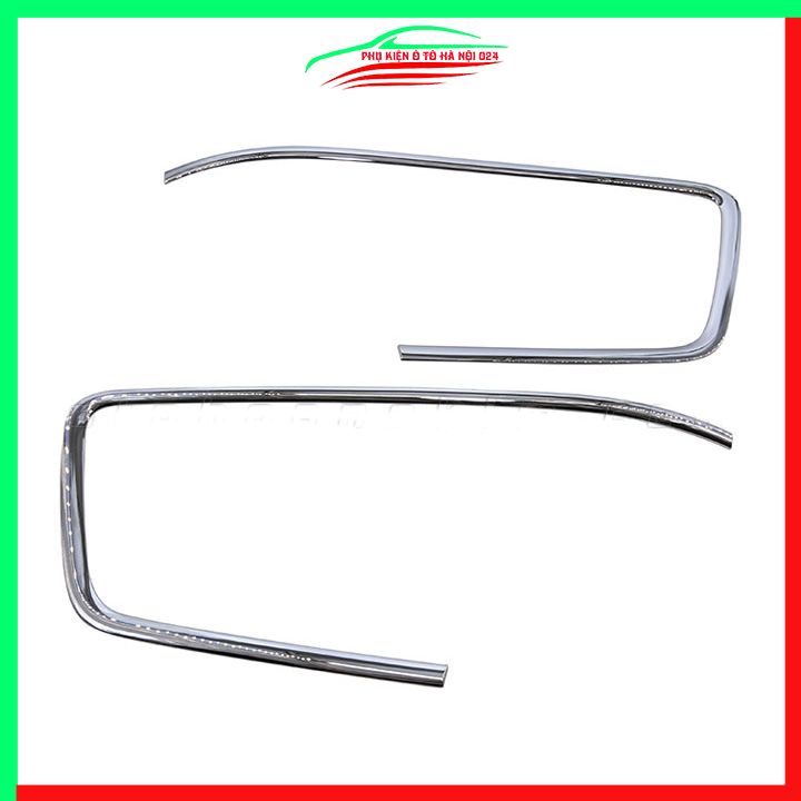 Ốp viền đèn pha hậu mạ crom Kia Sedona chống trầy trang trí bảo vệ xe
