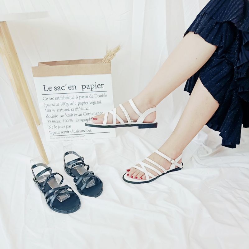 Dép Sandal quai hậu đi học mùa hè size 35,36,37,38,39