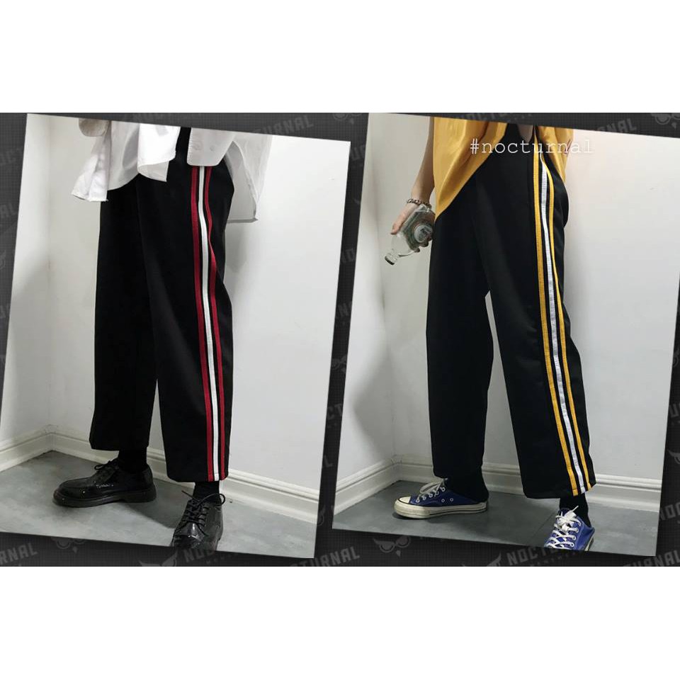 Quần Culottes 3 vạch line Ulzzang cá tính