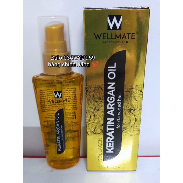 Wellmate tinh dầu dưỡng tóc argan oil