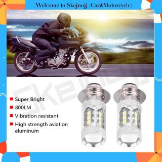 2 bóng đèn pha LED siêu sáng màu trắng 80W cho xe máy