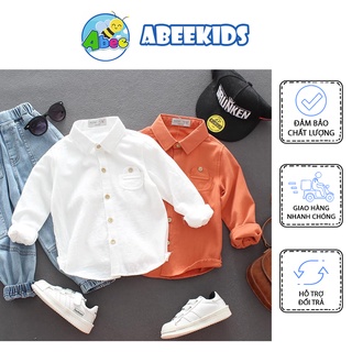 Áo Sơ Mi Thời Trang Đông Xuân Cho Bé Trai Và Bé Gái Size 9-25kg SM06