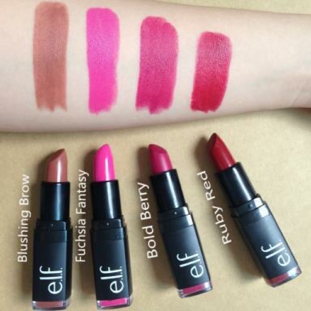 SON LÌ e.l.f VELVET MATTE LIPSTICK MÀU RUBY RED