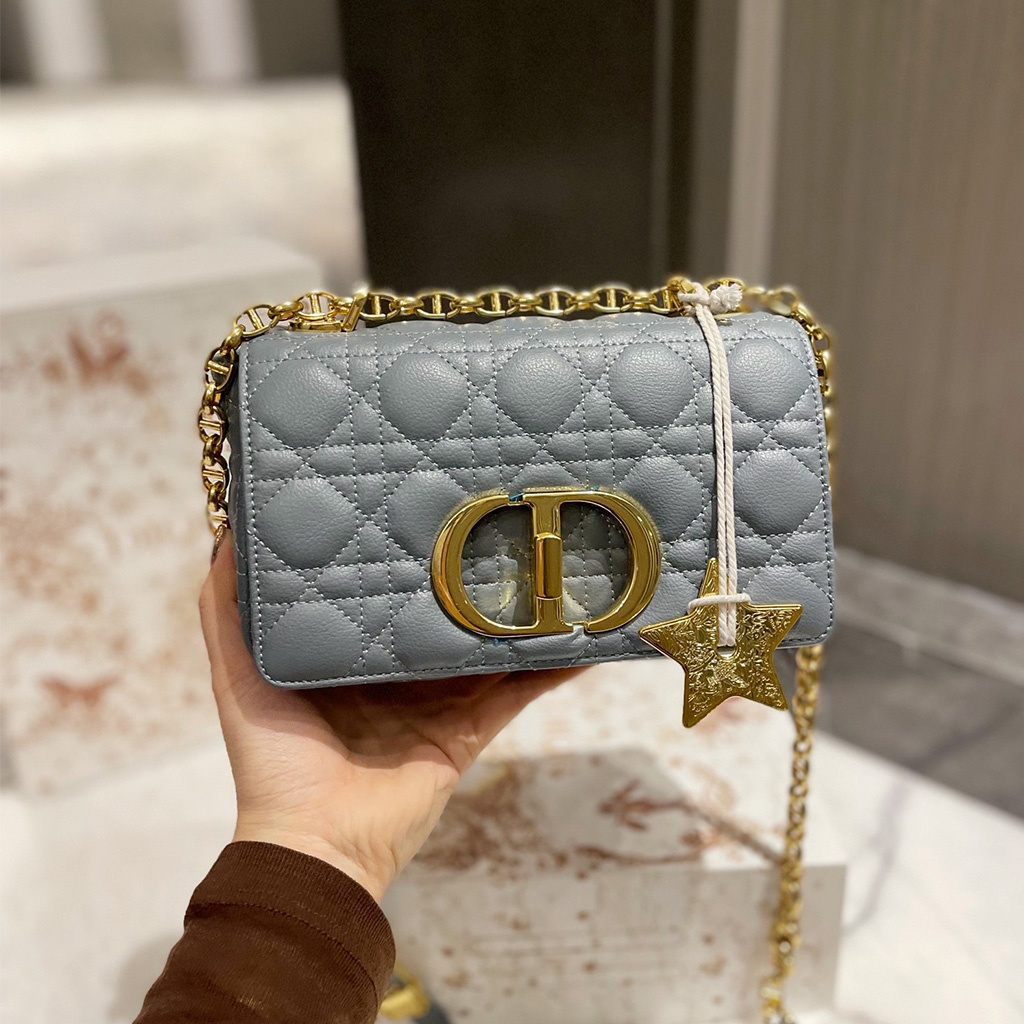 YIYD Dior Classic Caro Crossbody Bag Ladies Fashion Shoulder Bag Small Star Pendant  2022