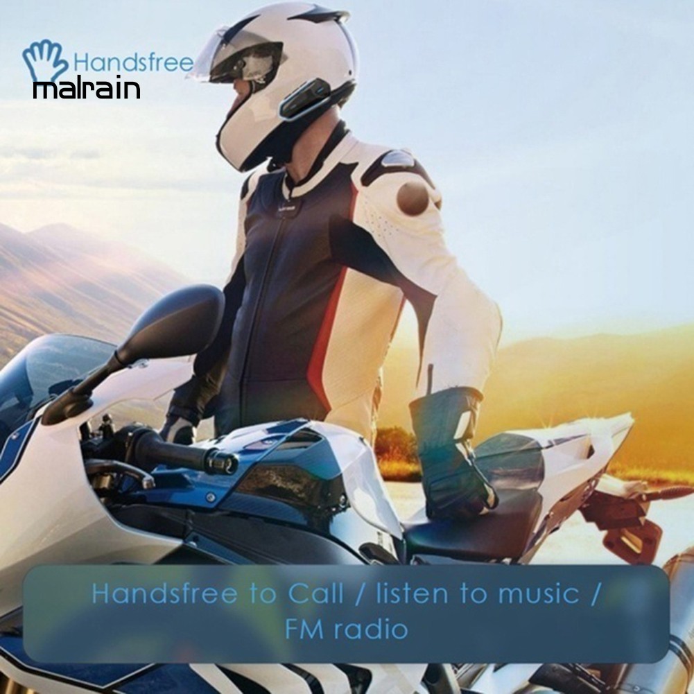 Tai Nghe Liên Lạc Bluetooth 4.1 Cho Mũ Bảo Hiểm Đi Xe Mô Tô