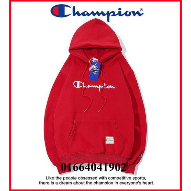 [Đón Tết] -Áo Hoodie Champion, Áo Champion Full Tag Túi Như Real 4.0 >