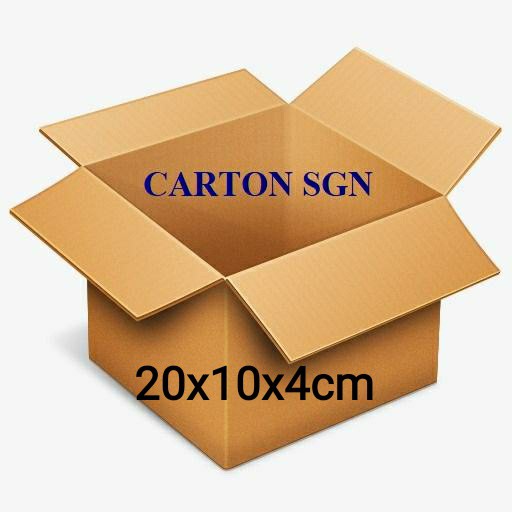 Thùng Carton 20x10x4 Cm Bộ 20 Hộp Carton