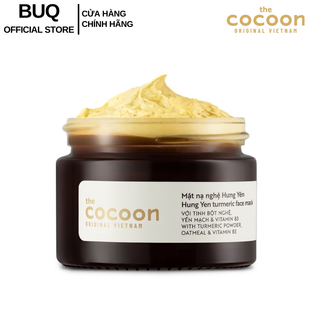 Mặt Nạ Nghệ Hưng Yên Cocoon Giúp Da Rạng Rỡ &amp; Mịn Màng 30ml