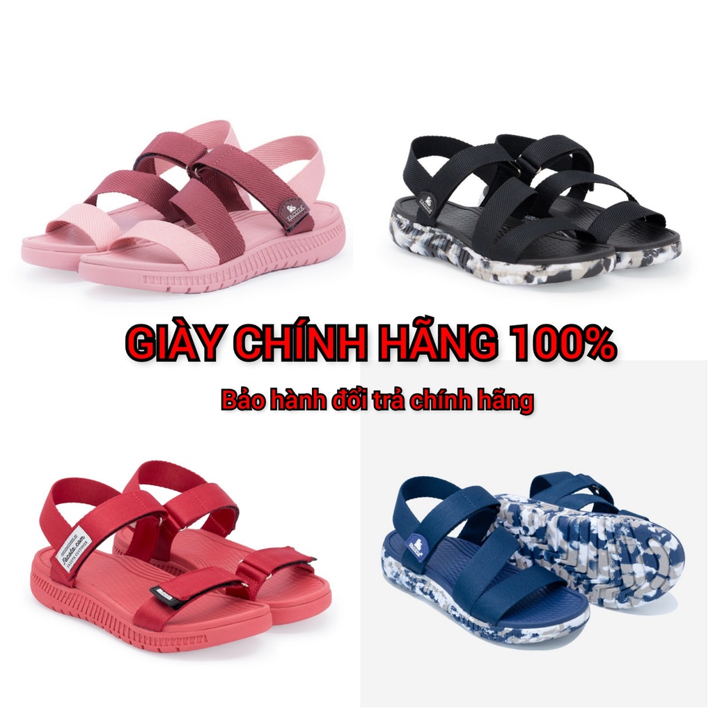 Dép quai ngang nam, giày sandal nữ FACOTA chính hãng, quai dù đi học thời trang hàn quốc