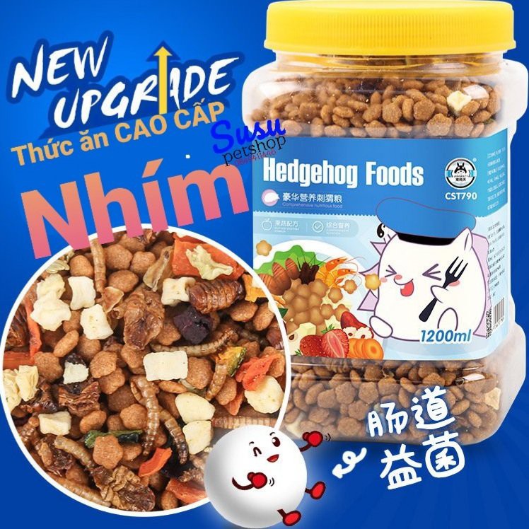 Thức ăn cho Nhím Jonsanty (có sâu) 500gr