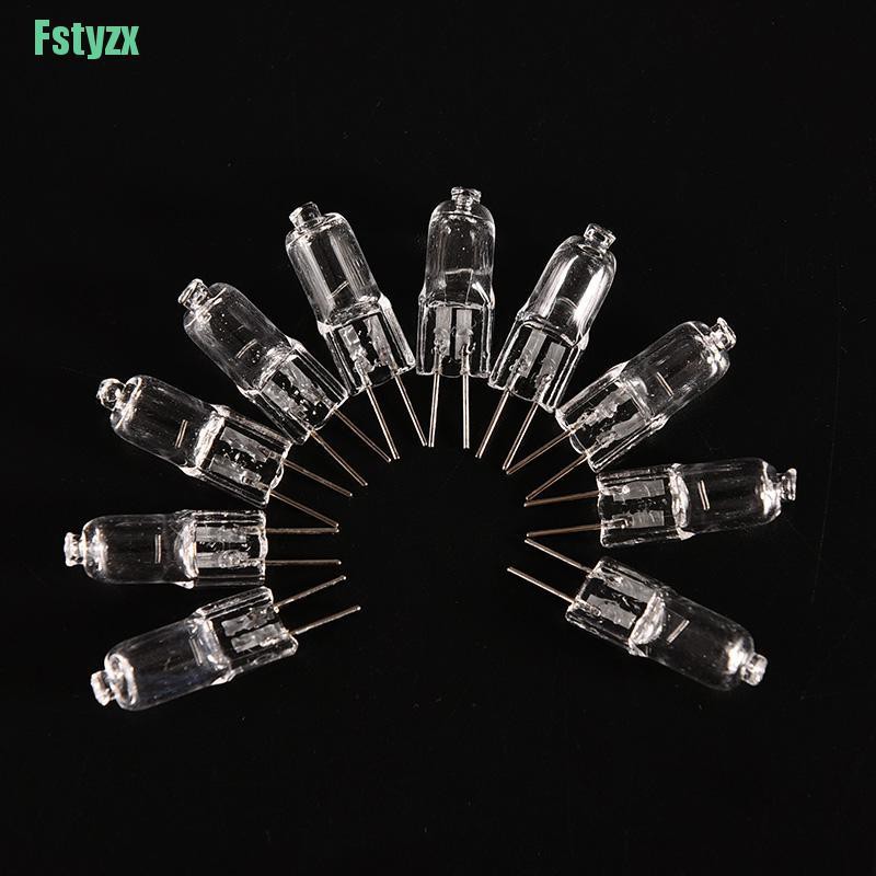 fstyzx 10X G4 JC Type Halogen Light Bulb Lamp 12V 10W