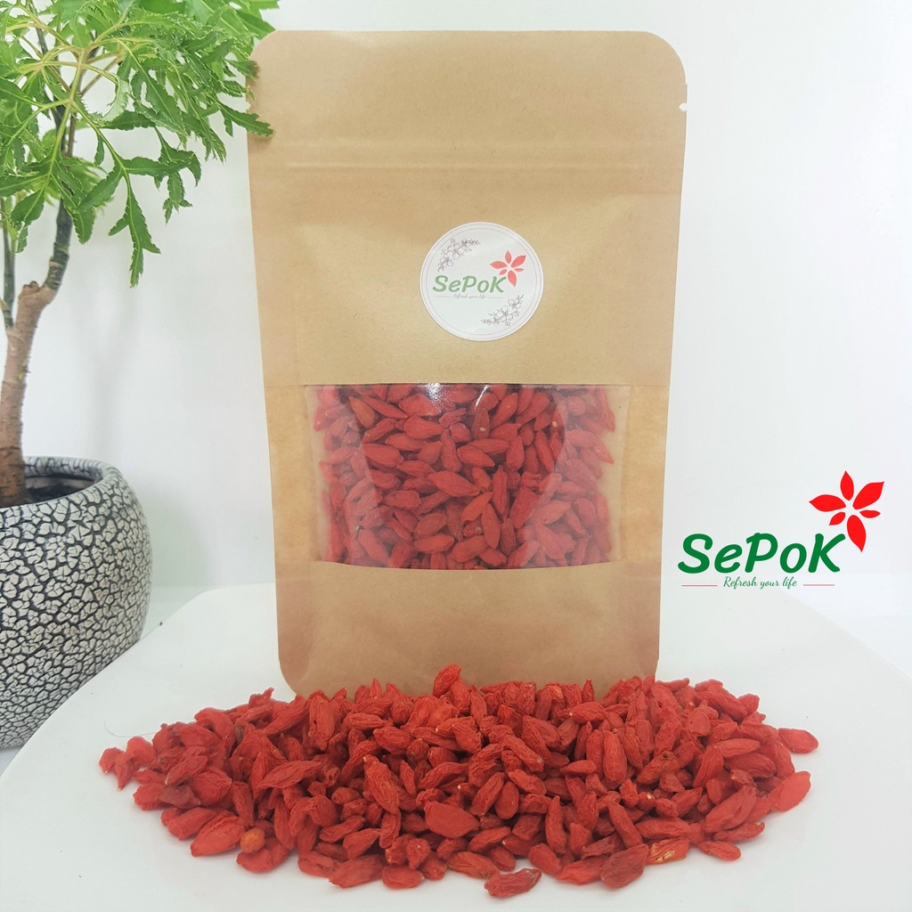 Kỷ Tử Sấy Khô 100g-Hạt To,Đẹp-Sepok