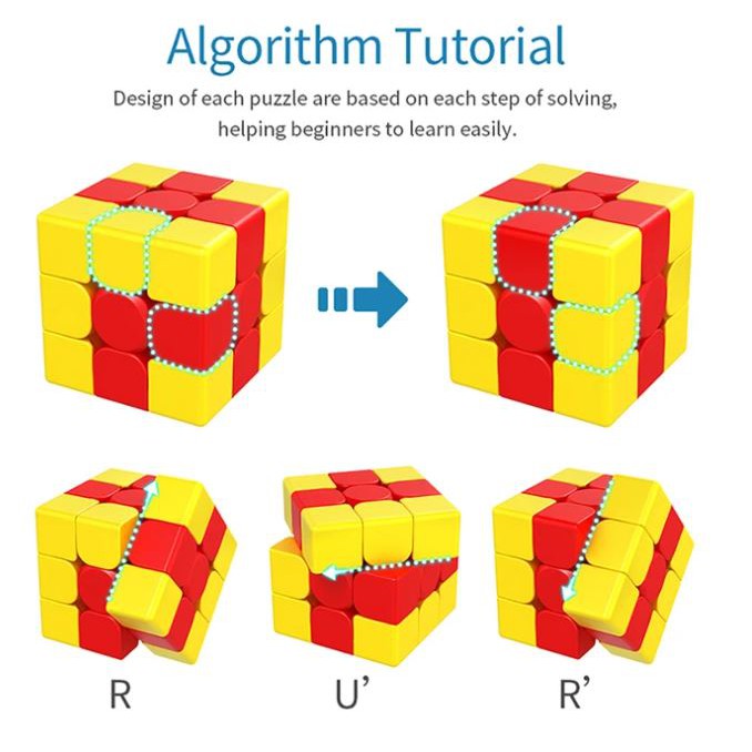 [Combo Rubik 7 rubik] 7 loại rubik hướng dẫn chơi rubik - Moyu Teaching Series