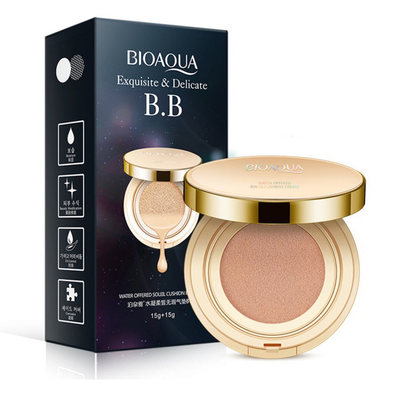 Kem BB dạng cushion BIOAQUA kèm lõi 2 trong 1