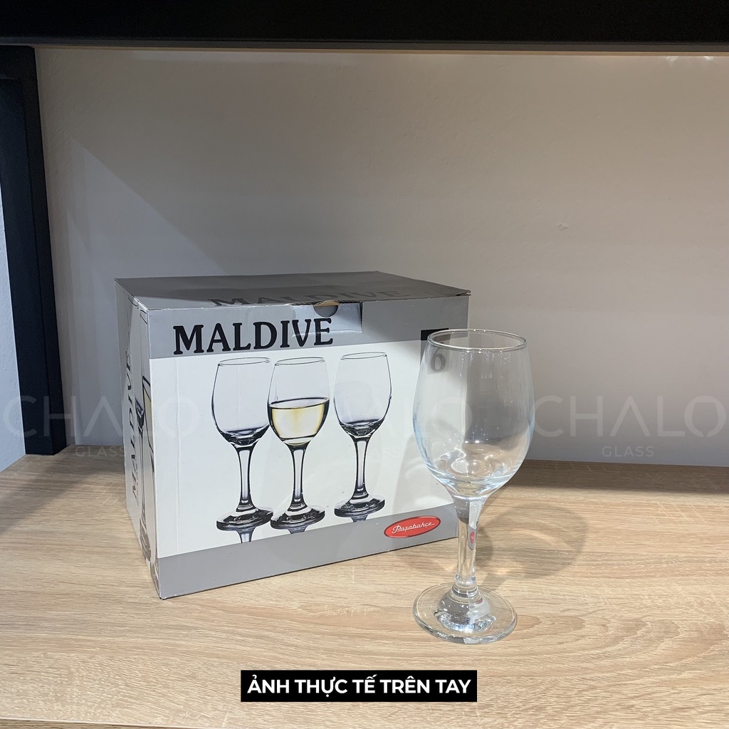 Ly rượu vang trắng thuỷ tinh Pasabahce Maldive White Wine - 250ml - 44992 [Chính hãng - Made in Turkey]