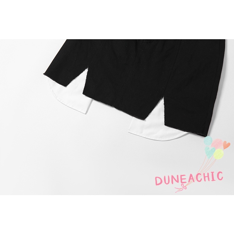 DUNEA Chân Váy Chữ A Lưng Cao In Họa Tiết Thời Trang Quyến Rũ Cho Nữ