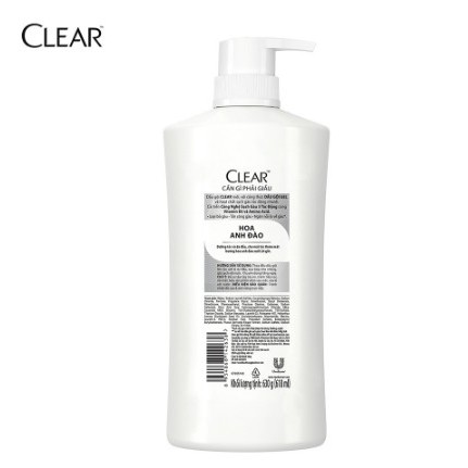 Dầu gội sạch gàu Clear hoa anh đào 630g