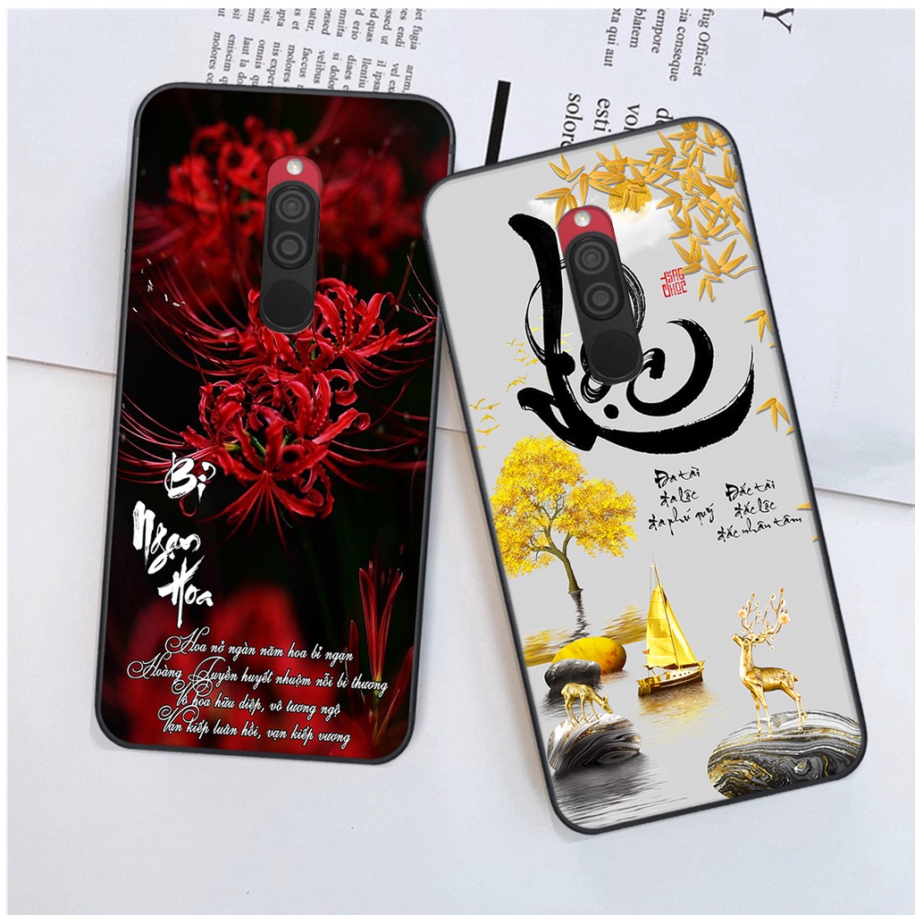 Ốp lưng Xiaomi REDMI 8 in hình chữ tài chữ lộc, Cha Mẹ, bình an SIÊU ĐẸP
