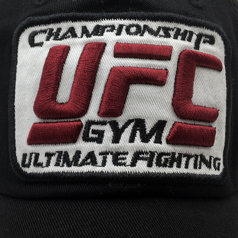Mũ bóng chày cotton thêu UFC Tấm che nắng cho nam và nữ Mũ che nắng ngoài trời Mũ snapback Mũ bóng chày nam