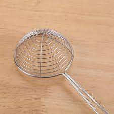 Vợt múc Topping trân châu, vợt múc lẩu inox cán đỏ siêu bền, siêu tiện lợi - Hàng xịn