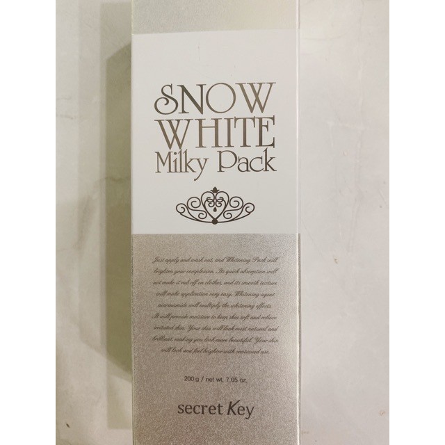 Ủ TRẮNG SNOW WHITE MILKY PACK SECRET KEY 200ML