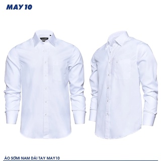 Sơ mi dài tay trắng May10