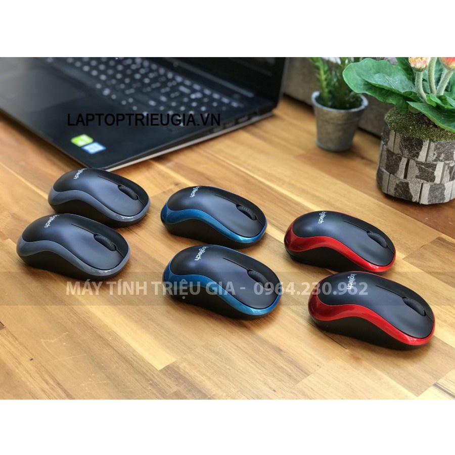 Chuột Không Dây Logitech M186 Nguyên Bản - Chính Hãng, Bảo Hành 12 Tháng, Lỗi 1 Đổi 1 Trong 7 Ngày