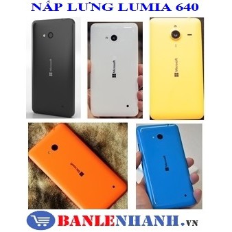 NẮP LƯNG LUMIA 640[VỎ ZIN, XỊN]