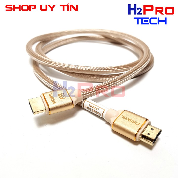 Dây HDMI hỗ trợ 4K UHD và 3D CAO CẤP Choseal AQ5104 dài 1.5m, 3m, 5m| dây cáp HDMI 4K