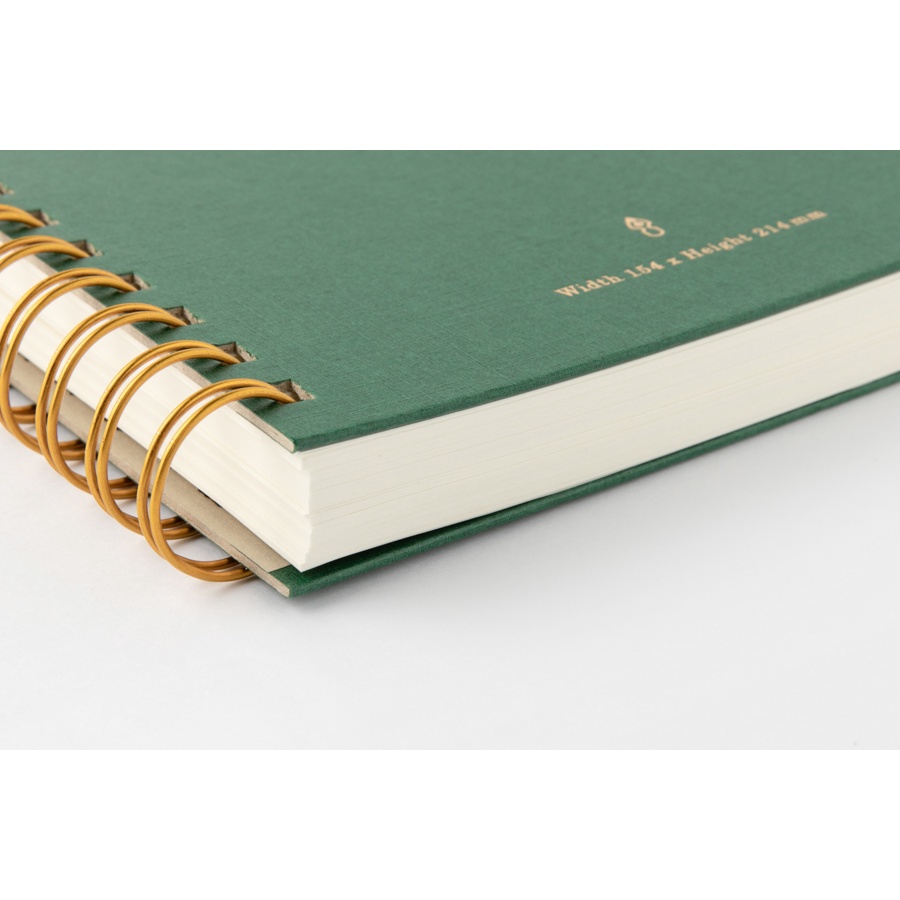 Sổ Tay Lò Xo ARTBOX Hàn Quốc Màu Xanh Lá Chữ Note Khổ A5