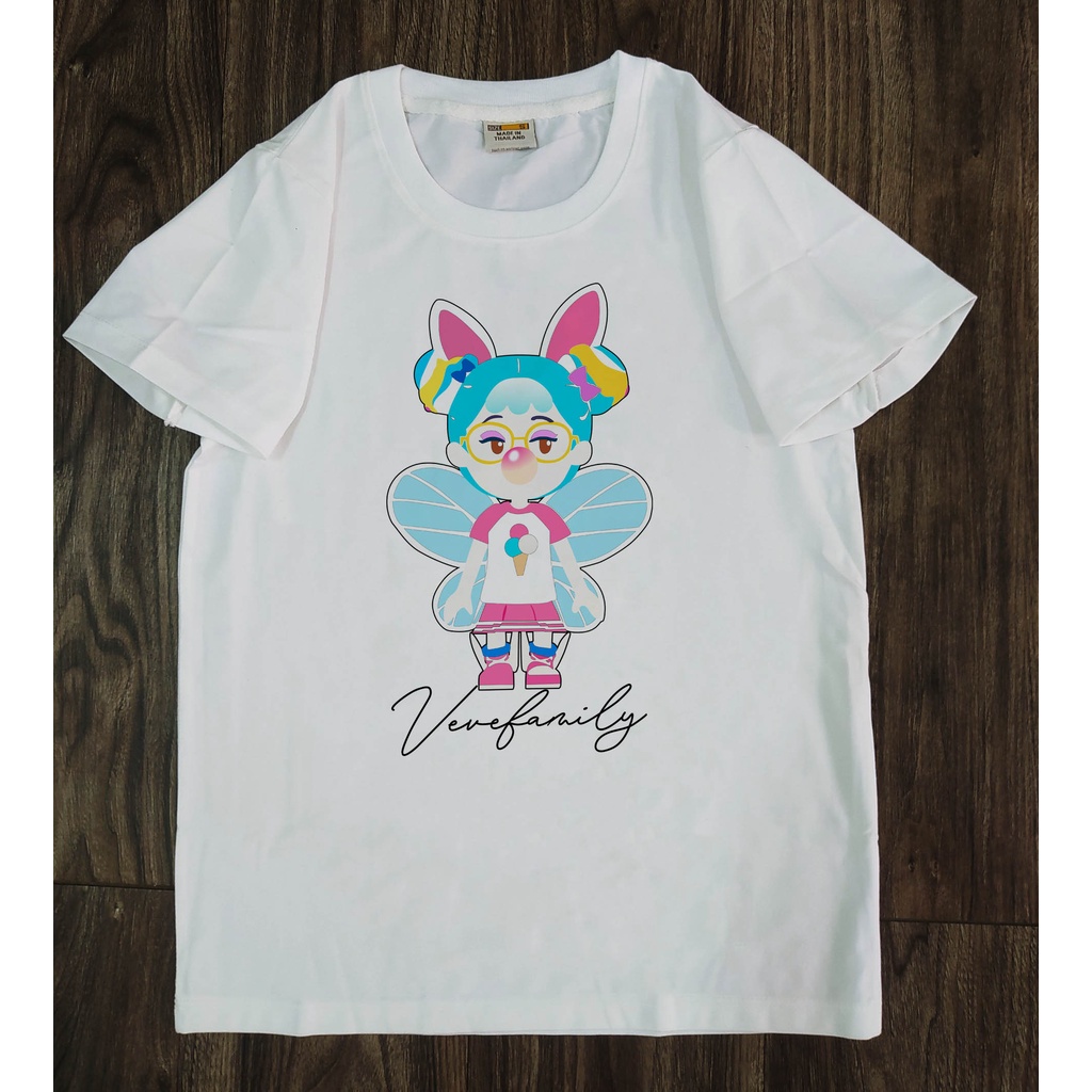 Áo thun Play Together giá rẻ - Vê vê family - Hình in nét dễ thương