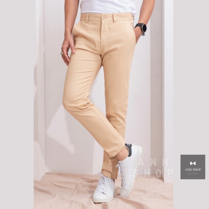 Quần kaki nam dáng côn, chất vải cao cấp, phong cách Hàn Quốc - QKK - Hàng mới về