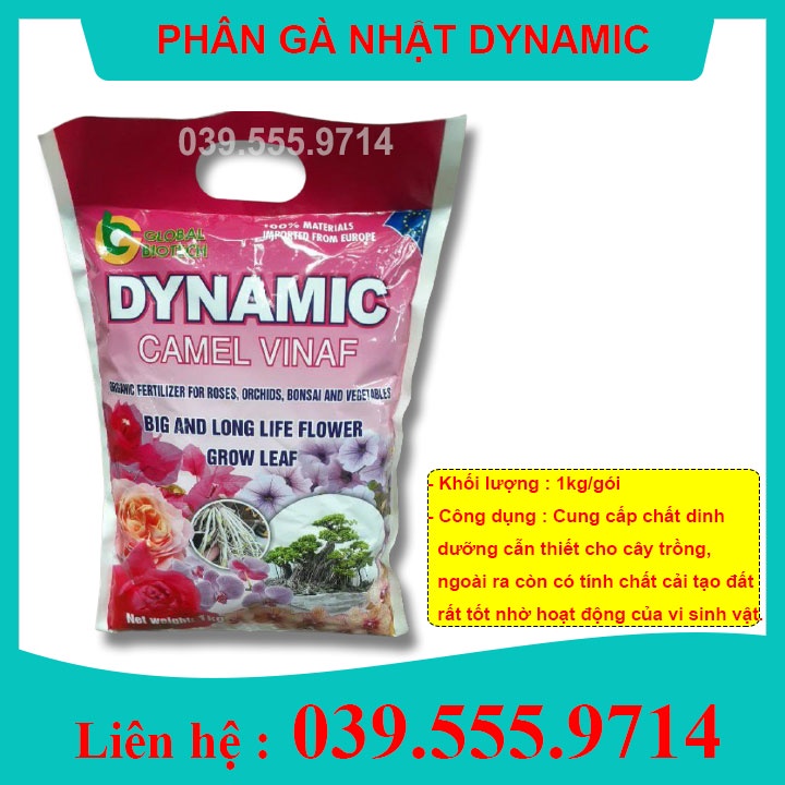 Phân Bón Hữu Cơ DYNAMIC Nhật Bản 1kg