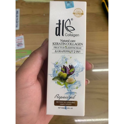 Tinh dầu dưỡng tóc dl bưởi keratin collagen