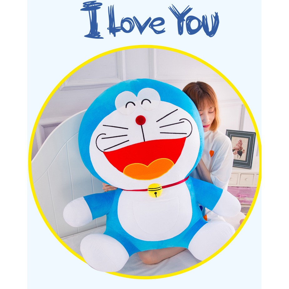 [Hàng Sẵn] Đồ Chơi Nhồi Bông CHUÔNG Leng Keng Hình Mèo Doraemon