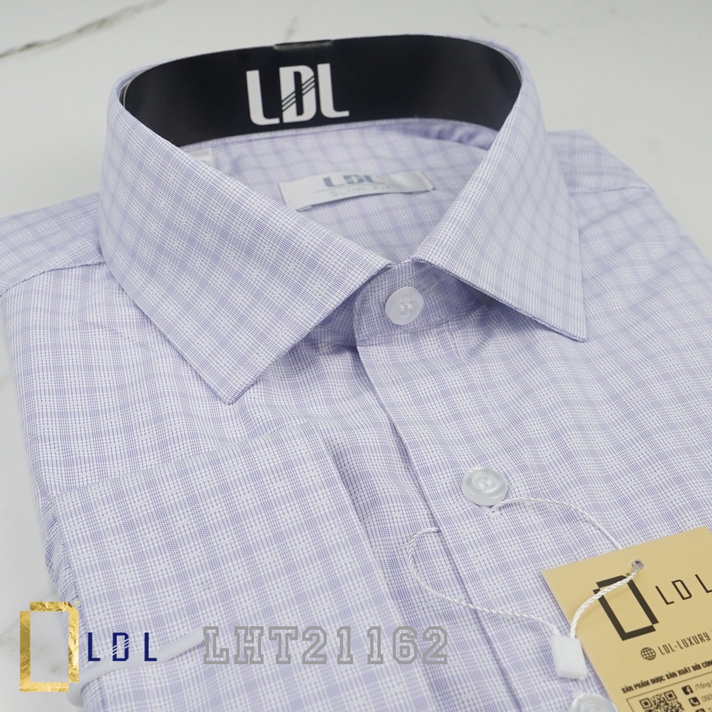 Áo So Mi Nam Công Sở Sọc Ô BamBoo , Mềm Mịn, Thoáng Mát, Hạn Chế Nhăn Nhàu