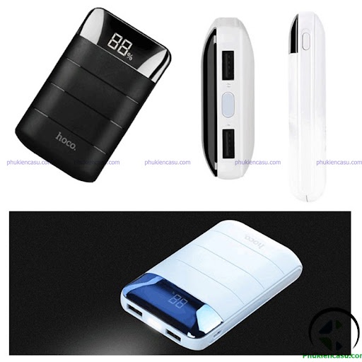 (BẢO HÀNH 6 THÁNG) Sạc dự phòng Hoco B29 10.000mah - CHÍNH HÃNG HOCO- nhiều màu, dung lượng chuẩn, có đèn led hiển thị