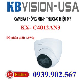 Camera IP Dome hồng ngoại Kbvision KX-C4012AN3 - 4MP