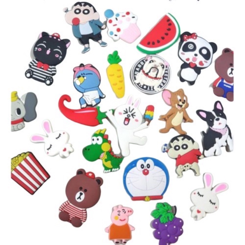 Steaker , jibiz gắn dép 2d , lò xo ,lò xo led