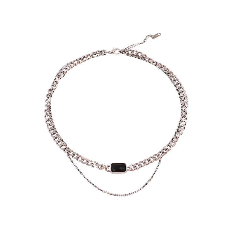 Vòng cổ Hai Lớp Phong Cách Hàn Quốc Thời Trang Cho Nữ