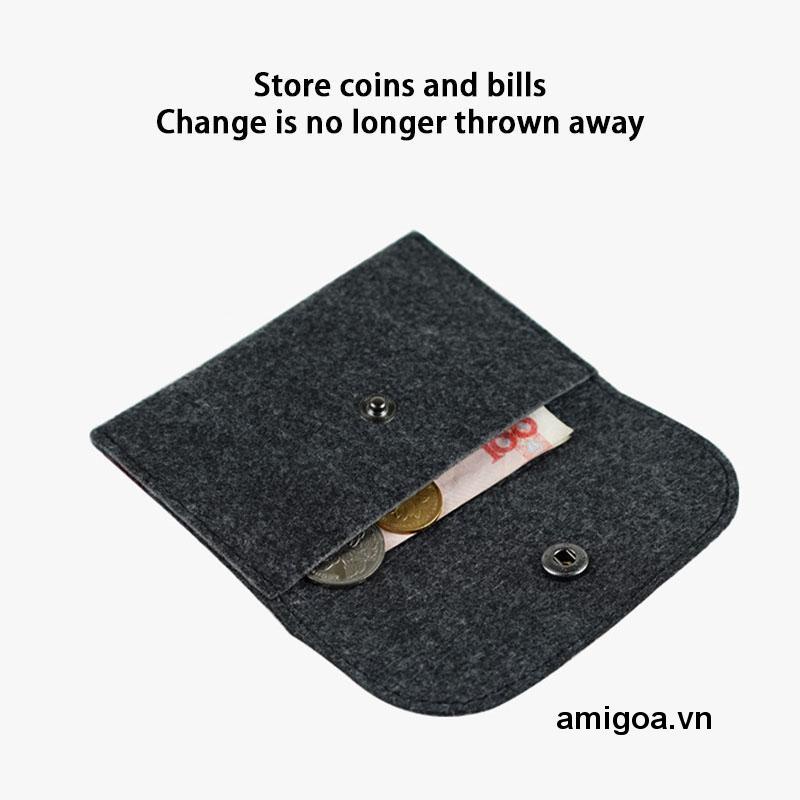 Túi Vải Nỉ Đựng Điện Thoại Di Động Tiện Dụng