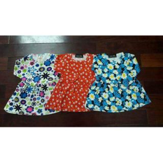 Set 3 váy cotton dài tay bg