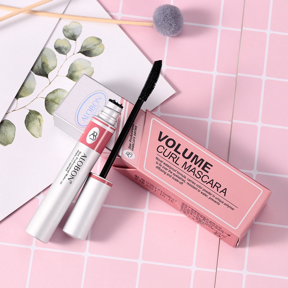 [Hàng mới về] Mascara Alobon sợi 3D tự nhiên làm dài và cong mi tiện dụng