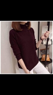 Áo len cao cổ vạt chéo chất đẹp