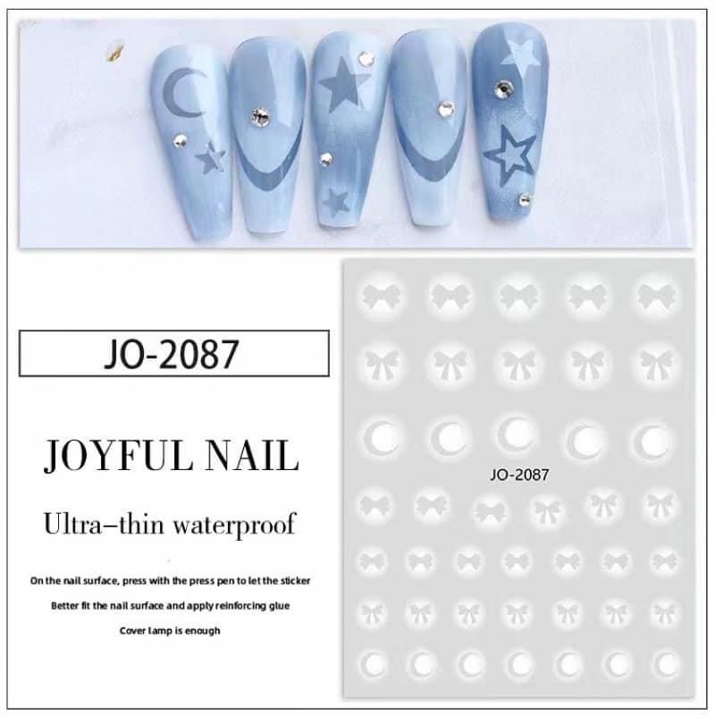 Sticker dán móng tay nail mẫu 3d mới