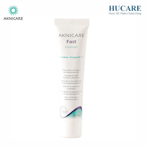 Aknicare Kem Giảm Nhờn Mụn Fast Creamgel 30ml