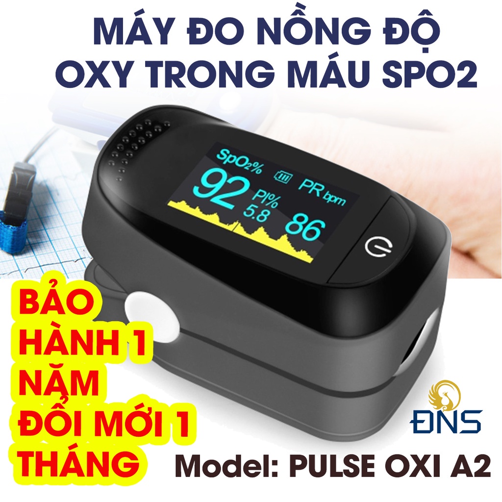 [Chính Hãng] Máy Đo Nồng Độ Oxy Trong Máu SpO2 ChiDo Kẹp Ngón